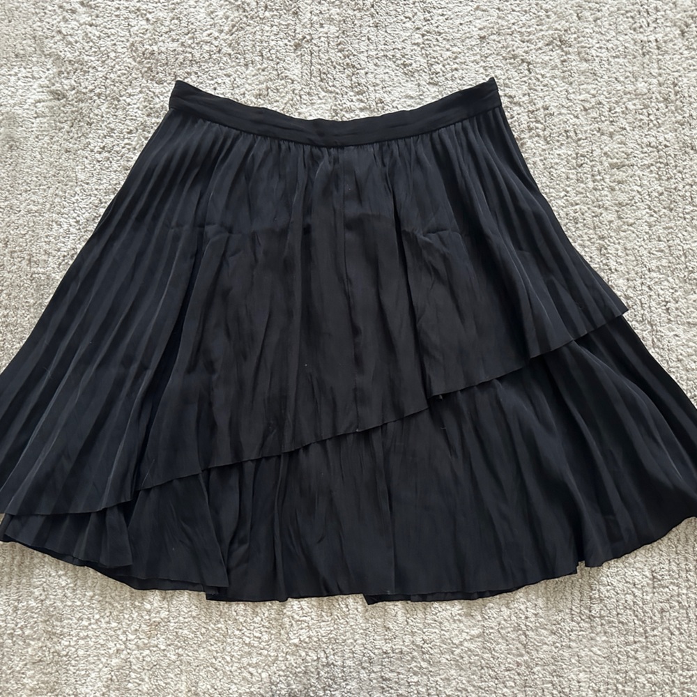 Wilfred Black Skater Skirt